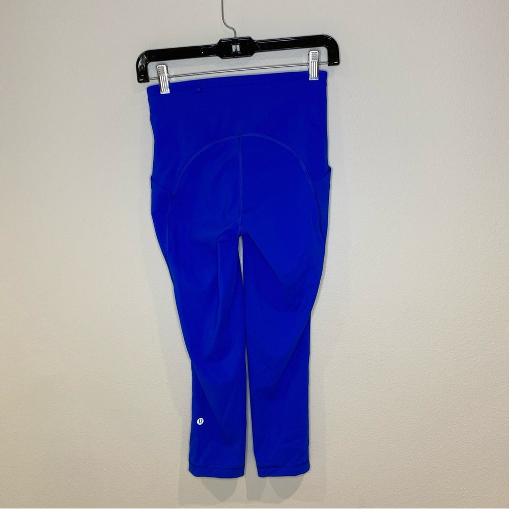 Lululemon Swift Speed High-Rise Crop 21" Cerulean Blue‎ Size 4 - Picture 7 of 11